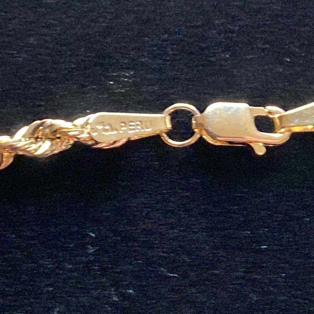 🆕10K Gold Designer Rope Chain Bracelet Set - Picture 6 of 12
